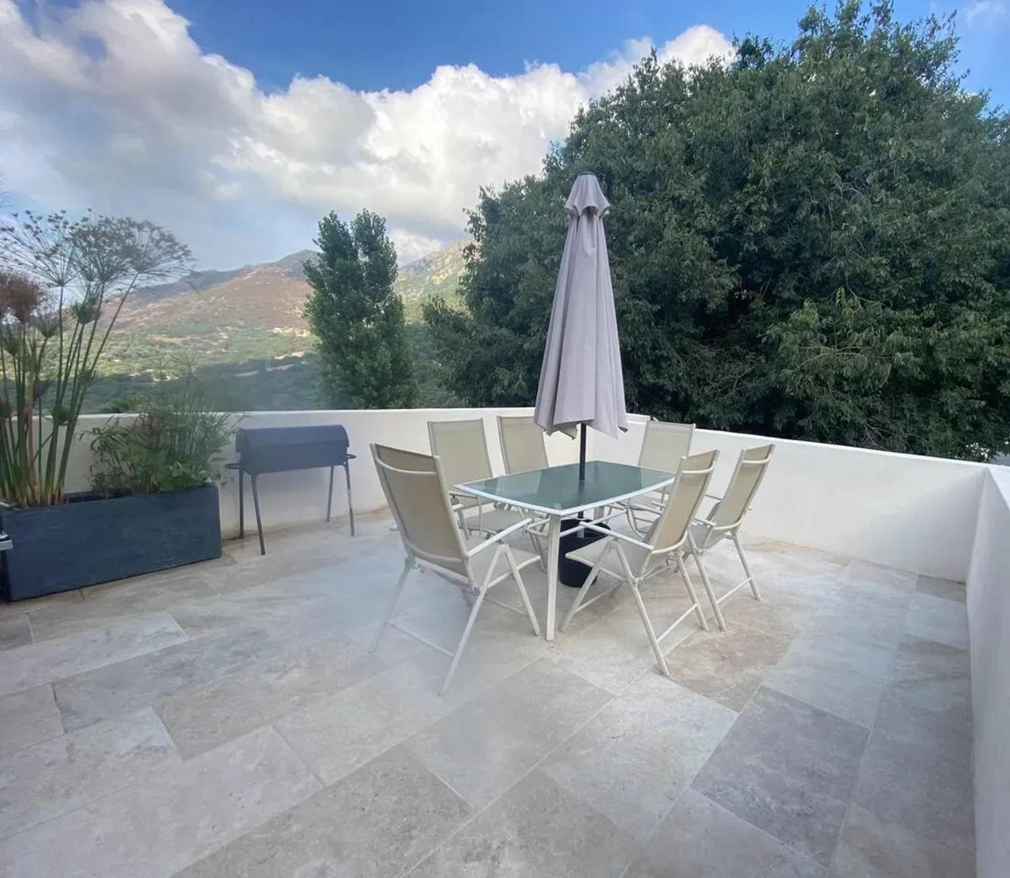 Appartement Duplex Entre Mer Et Montagne Feliceto 80 M² Balcon מראה חיצוני תמונה